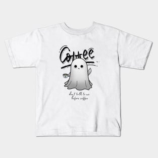 Coffee Ghost Kids T-Shirt